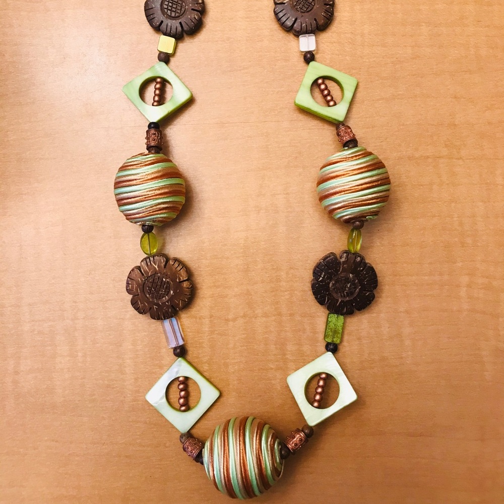 Mixed Beaded Necklace